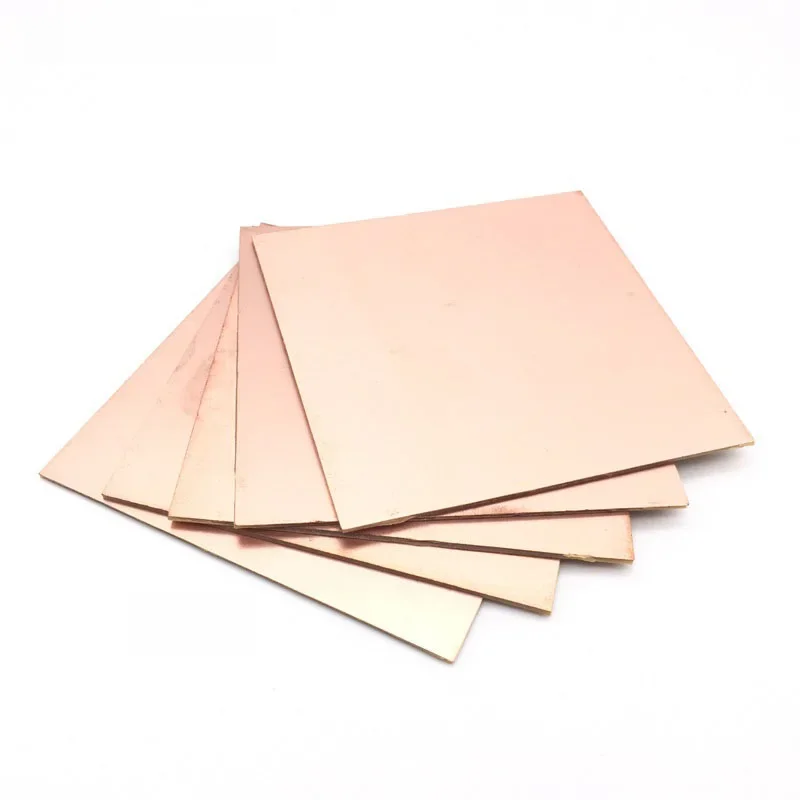 5 sztuk FR4 PCB dwustronna płyta pokryta miedzią DIY zestaw PCB płytka laminowana 10x10cm — zdjęcie 2