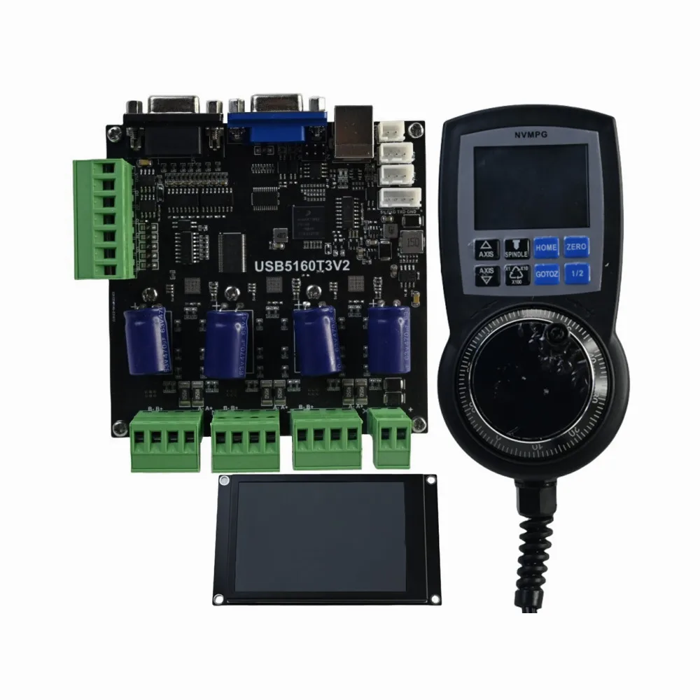 CNC Motor Controller Integrates CNC Mach3 Motion Control Card And Stepper Motor Drivers With Digital Display Handwheel NVMPG ICD