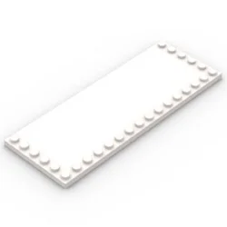 1Pc MOC Parts 6205 Tile Modified 6 x 16 with Studs on Edges Compatible Bricks DIY Assmble Building Blocks Particle Kid Toy Gift