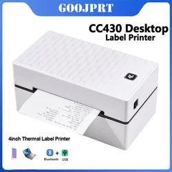 Desktop Thermal Label Printer For 4x6 Shipping Package Label Printing All in One Label Maker Wireless BT Thermal Sticker Printer