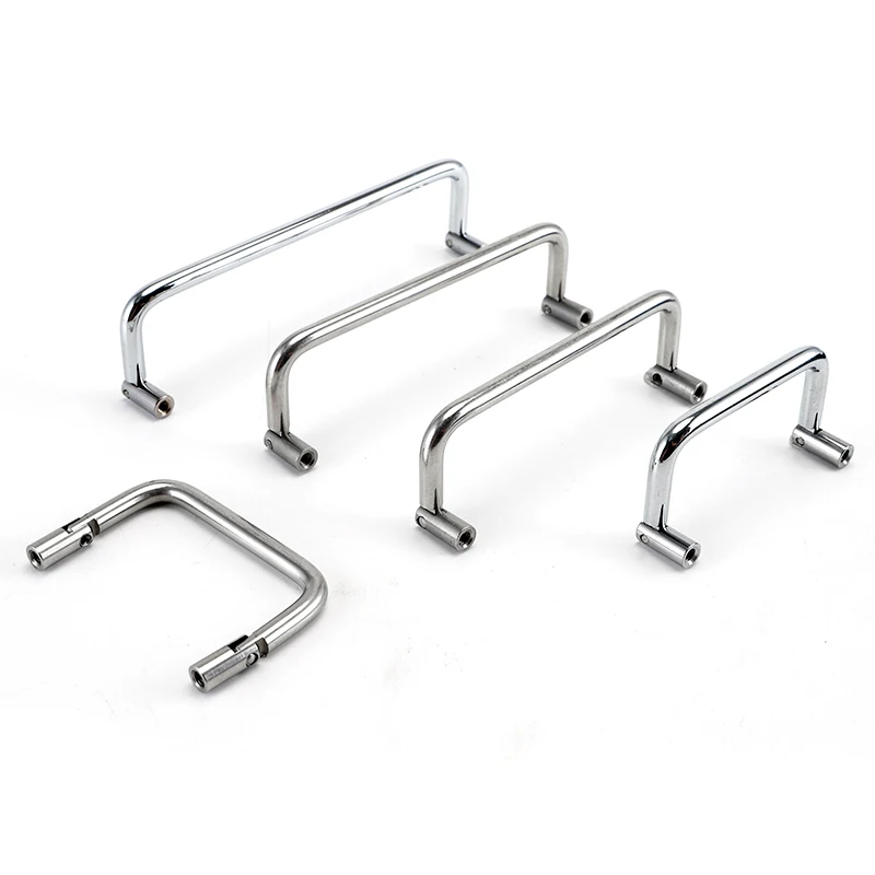 

LS509 Adjustable Folding Drawer Pull Handle Stainless Steel Flush Offset Pull Kitchen Cabinet Door Handles Distribution Cabinet