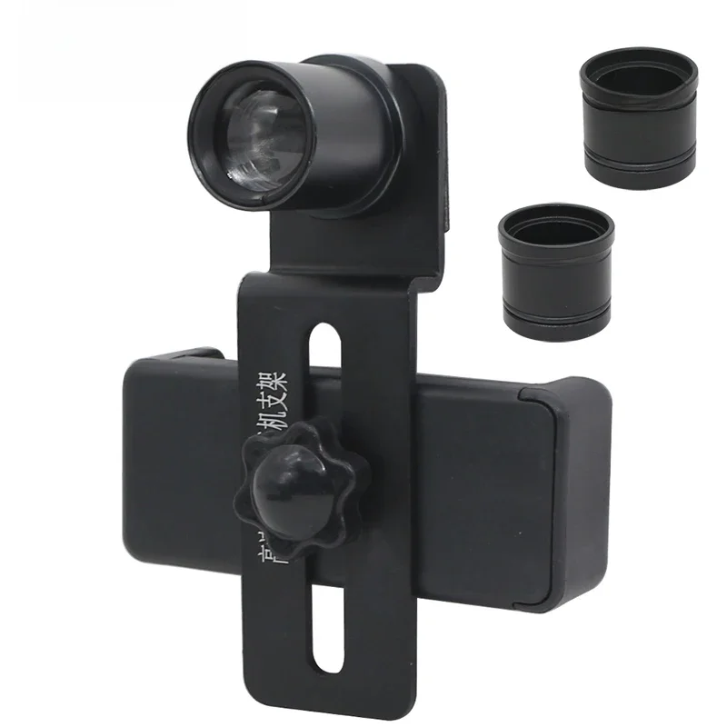 Zacisk do telefonu do mikroskopu z obiektywem okularowym 12,5X Adapter do montażu telefonu komórkowego Akcesoria do teleskopu Średnica 23,2 mm 30 mm 30,5 mm — zdjęcie 2