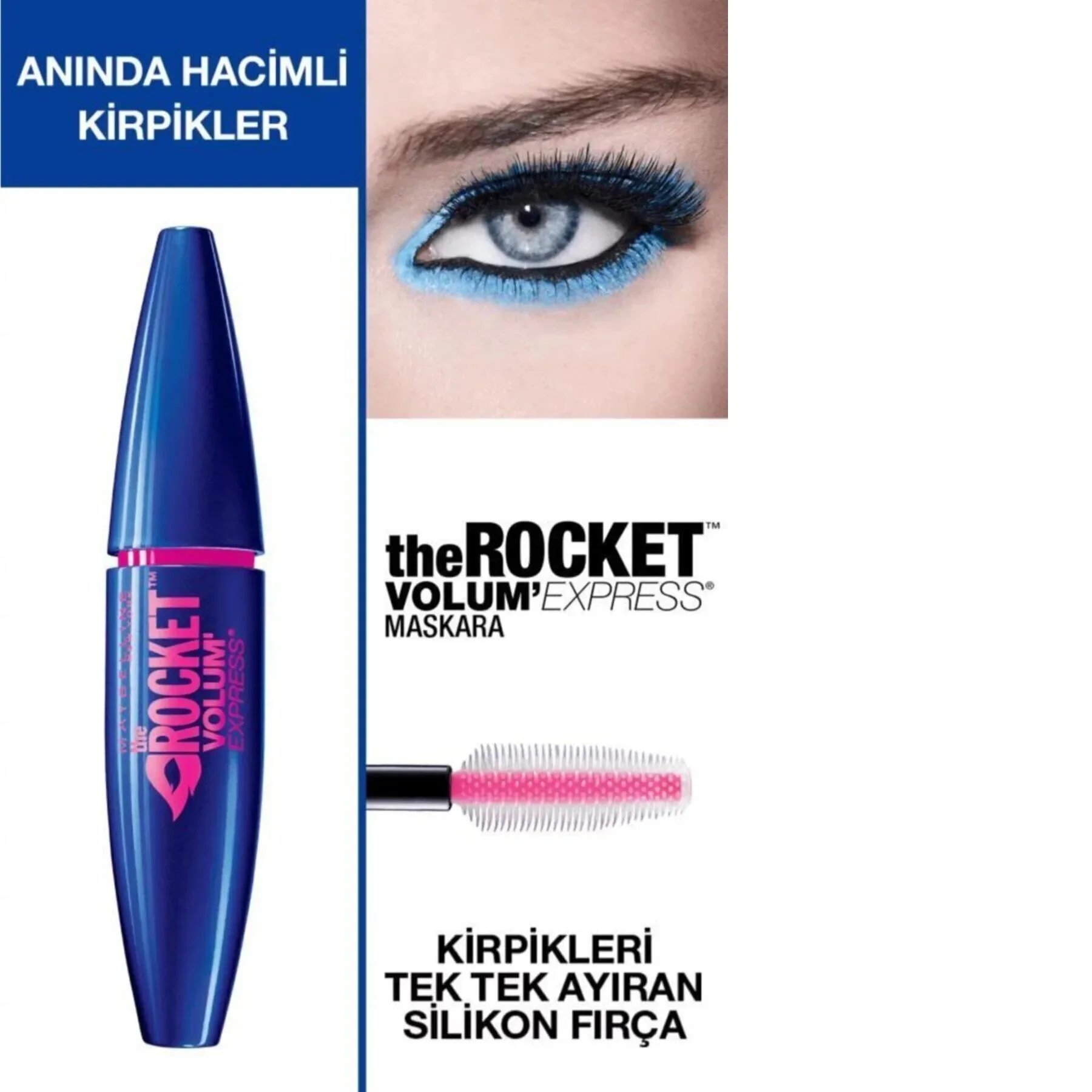 Black mascara that gives 8 times more volume