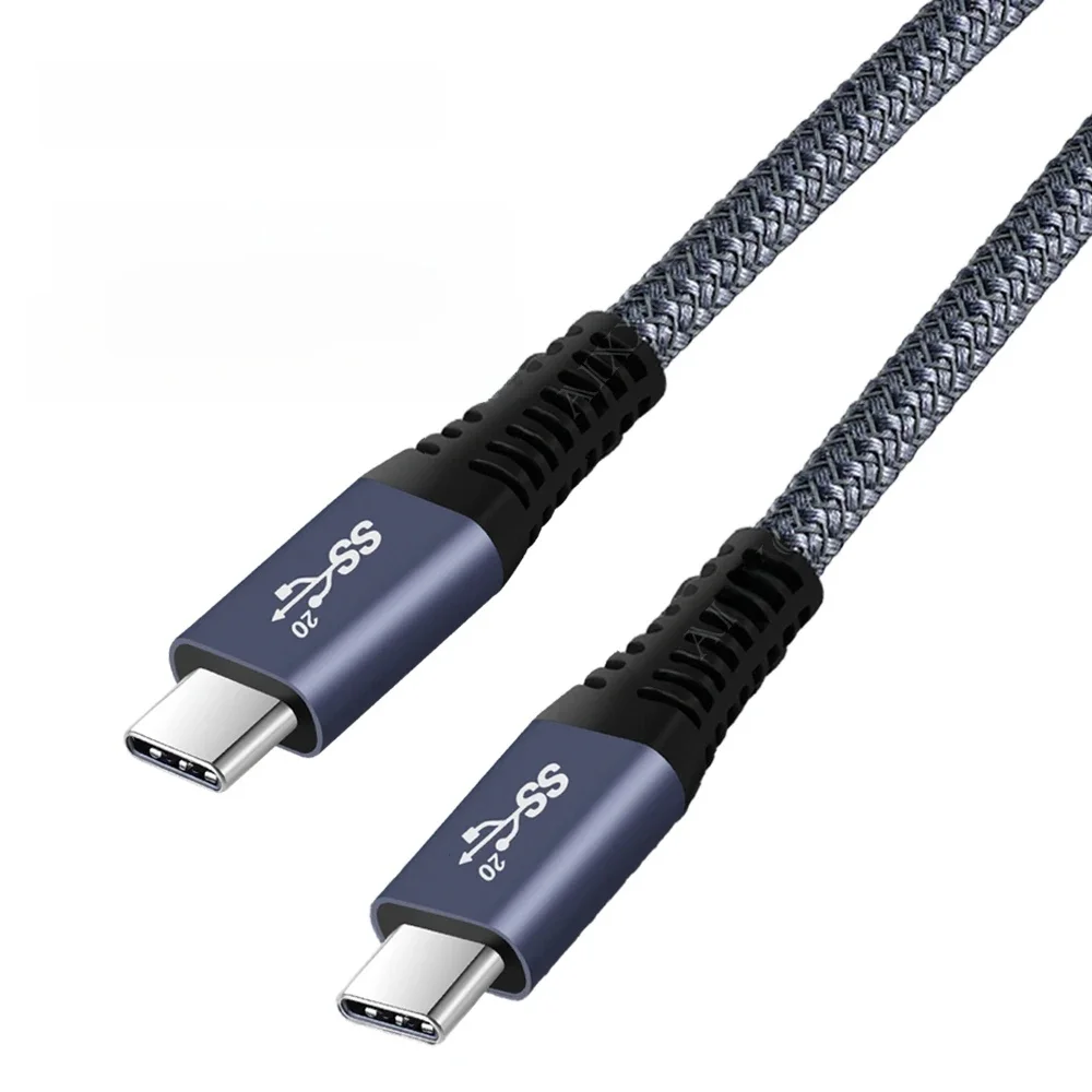 AIXXCO 3M 5M USB C 100W 4K Câble Type C Extender rette USB-C Thunderbolt 3 pour Xiaomi Nintendo Switch USB 3.2 USB Câble D'extension