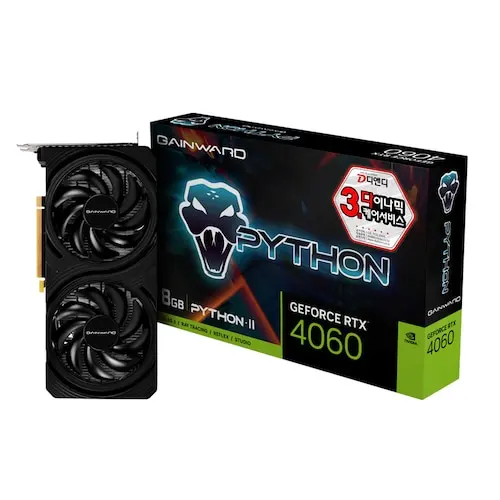 GAINWARD GIForce RTX 4060 Python II D6 8GB