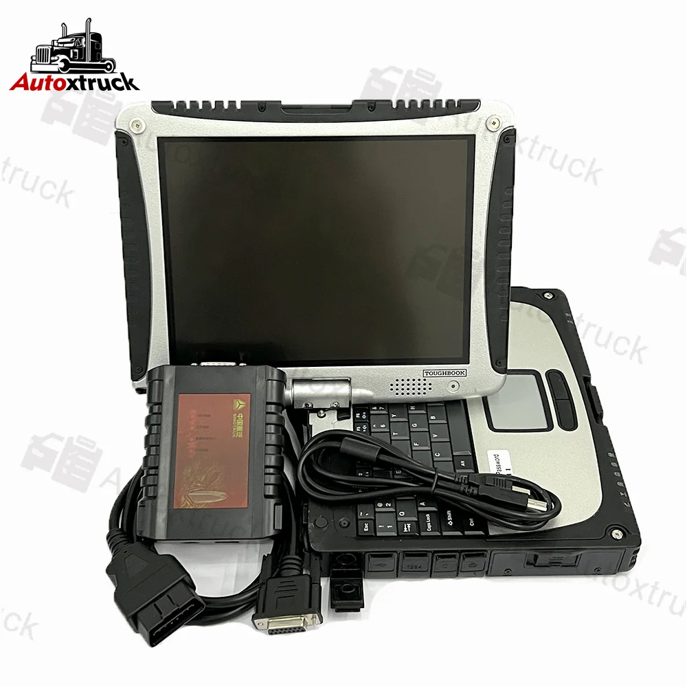 

Diesel Engine Heavy duty HOWO SINOTRUK Cnhtc Chinese Engine Scanner Truck Diagnostic Tools CF19 Laptop