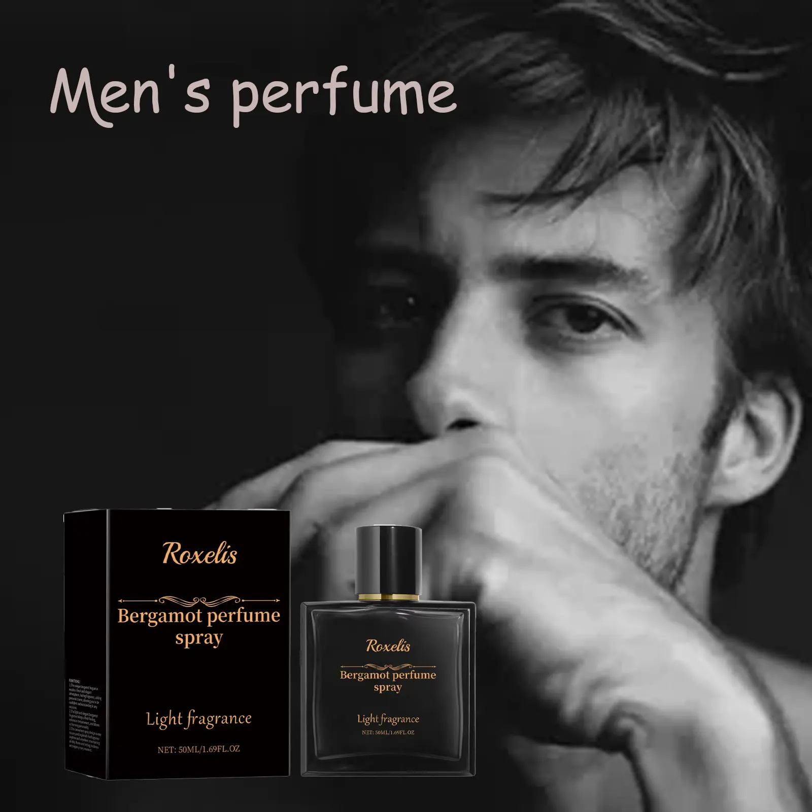 

50ml Bergamot Pheromone Perfume - Charming Fresh Lasting Scent for Romantic Flirting Ideal Valentine's Day Gift for Dating