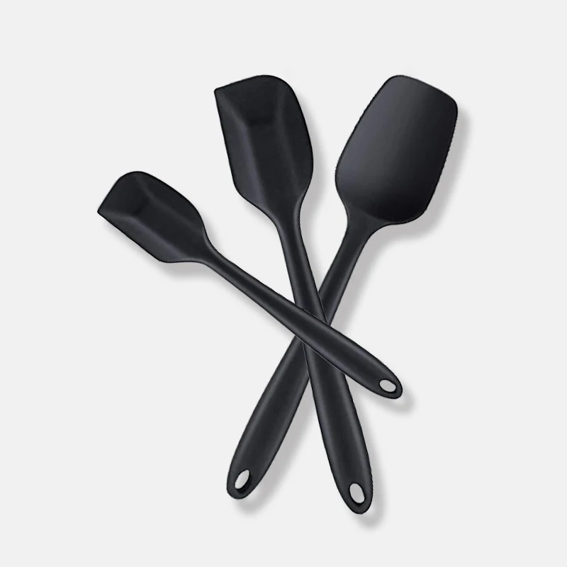 SUBADA Silicone Spatula 3-piece Set, Ergonomic Handle High Heat-Resistant Spatulas, Non-stick Rubber Spatulas