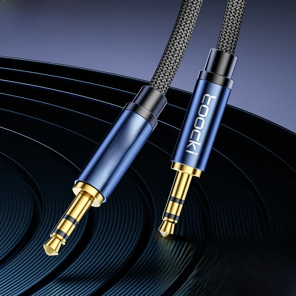 Toocki Audio Cable 3.5mm Male to Male Jack Aux Cable Speaker Cord For Car Headphone TVPC Amplifiers DVD Laptop MP3 Extender Wire