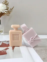 New Make Candle Mold Silicone Geometric Bottle Form Silicone Candle Mould Soy Wax Soap Gypsum Epoxy Mold Candles Making Supplies