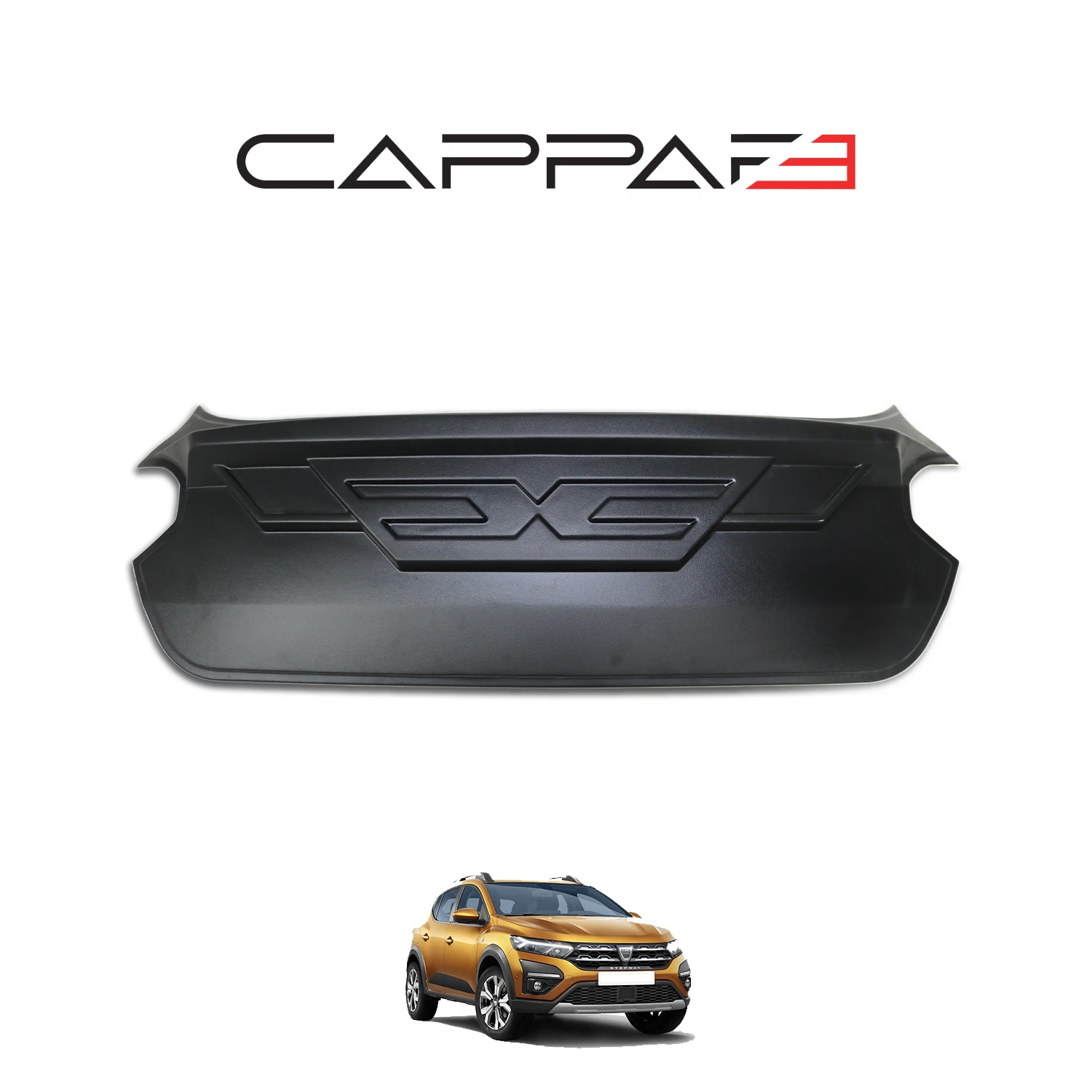 For Dacia Sandero Trunk Cover Protection Models Between 2021-2024 Sporty Racer Rocker Spoiler Splitter Diffuser Bumper Antenna