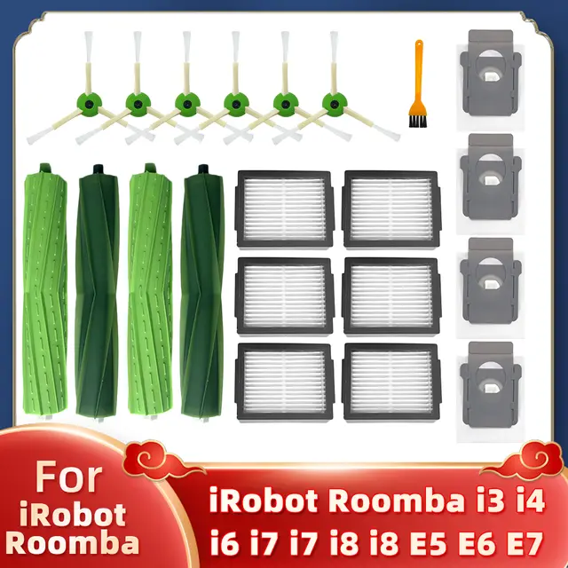 Fit For iRobot Roomba i3, i3+, i4, i6, i6+, i7, i7+, i8, i8+, E5, E6