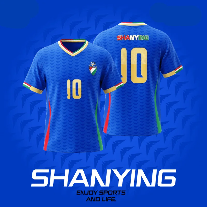 Camiseta de Fútbol Personalizada con Sublimación, Uniforme Deportivo, Degradado Verde Amarillo, Transpirable, Poliéster, para Hombre Adulto