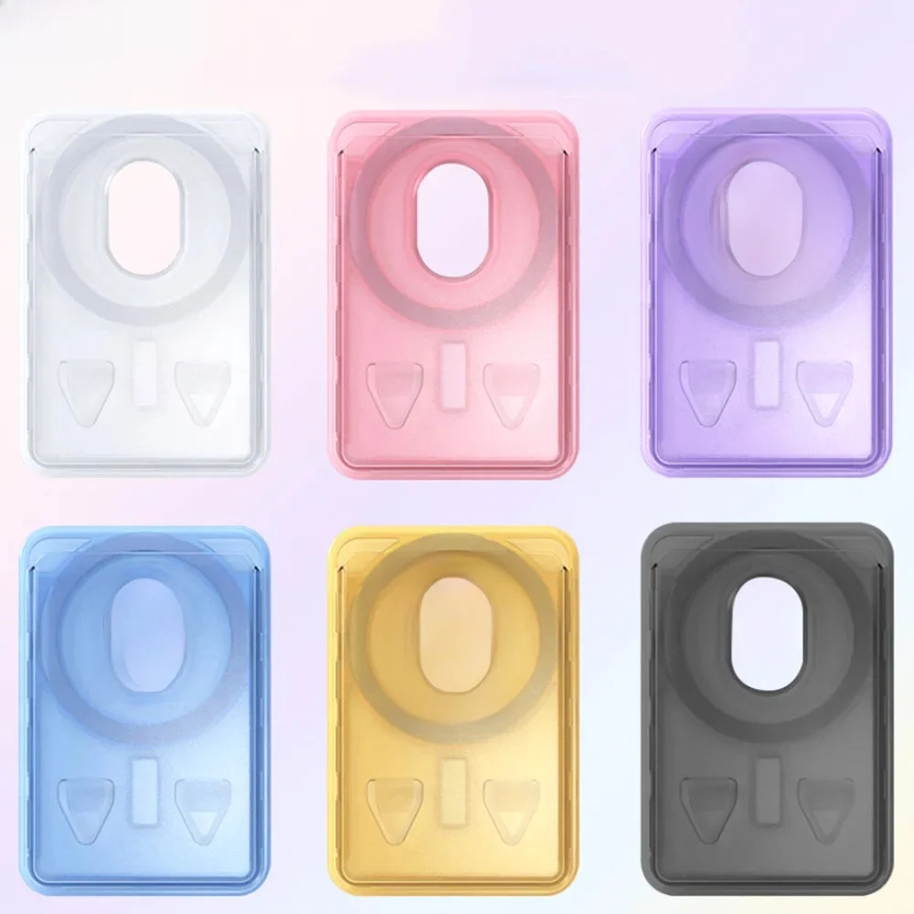 JCD Transparent Card Cover PC Hard Magsafe Strong Magnetic Card Bag For Apple Huawei Phone Case Color Back Sticker Card Cover — zdjęcie 2