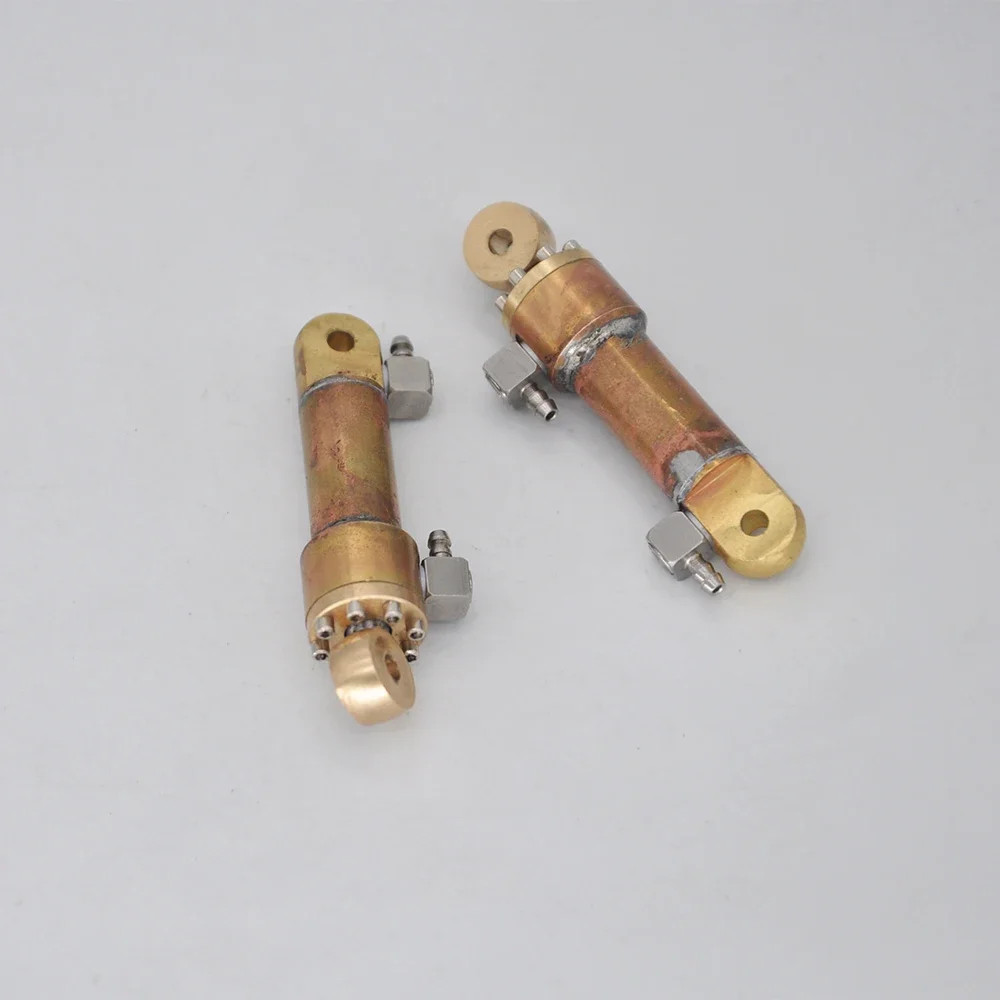 1PC OD 10mm Mini Hydraulische Olie Cilinder 14/20/30/45/60/80/100MM Slag Voor RC Mini Hydraulische Graafmachine Bulldozer Model Onderdelen - afbeelding 2