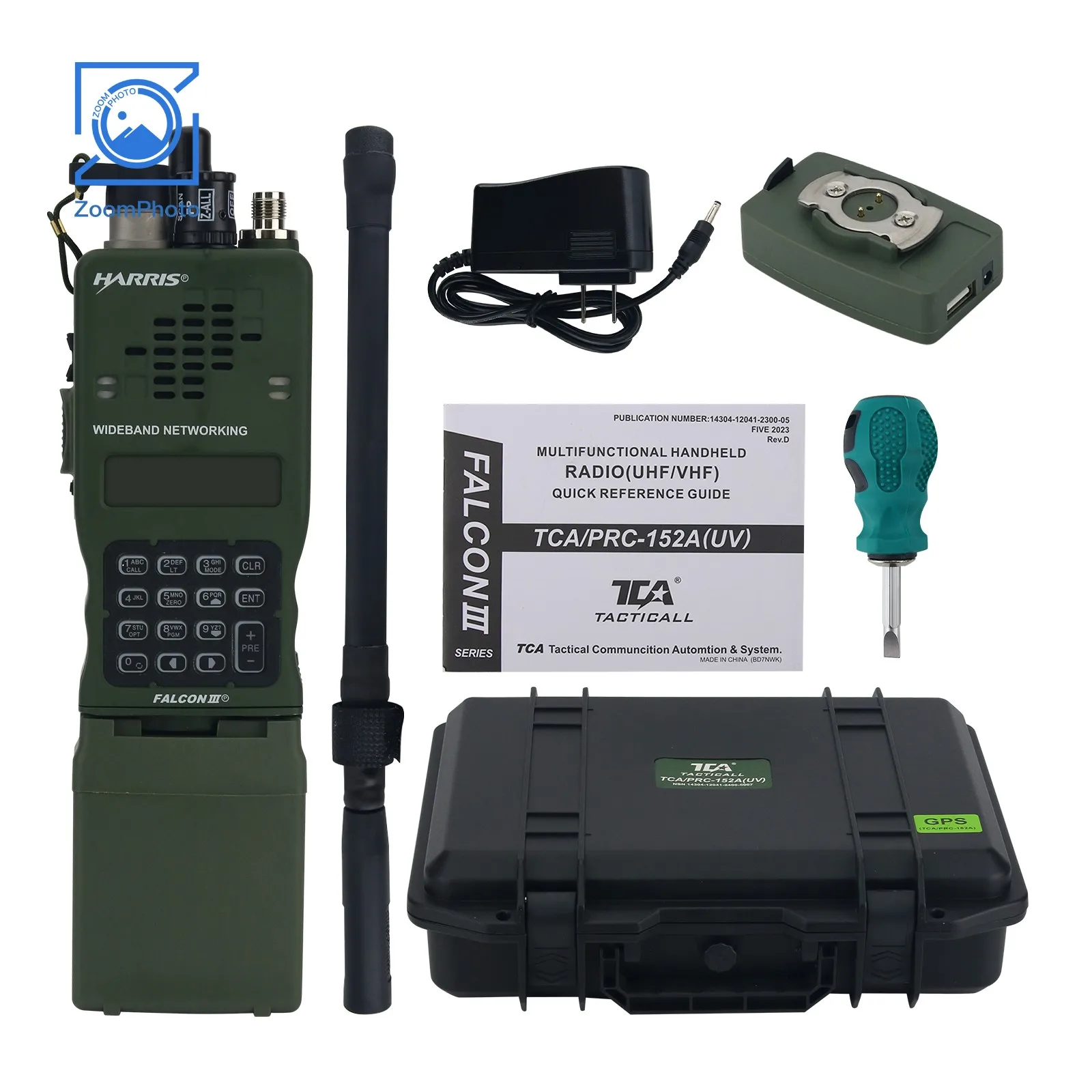 TCA/PRC-152A TRI AN/PRC-152機器 6バンド 15W無線機 マルチバンド