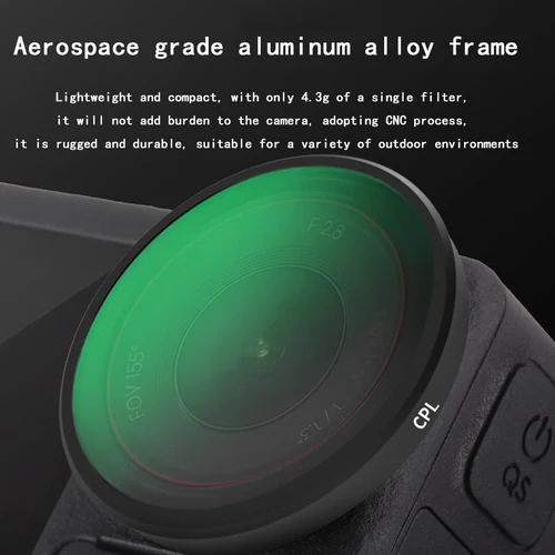 Imagen 2 del producto Filtro Polarizador ND CPL para Lentes DJI Action 5 Pro, Filtros ND8 ND16 ND32 ND64 para Accesorios DJI Osmo Action 3/4/5 Pro