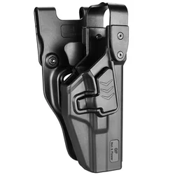 For Glock 17/19/19x/ 23/31/32/45(Gen 1-5) G22 (Gen 1-4) Level III,OWB Holster,Retention Polymer Tactical Bag | Gun & Flower