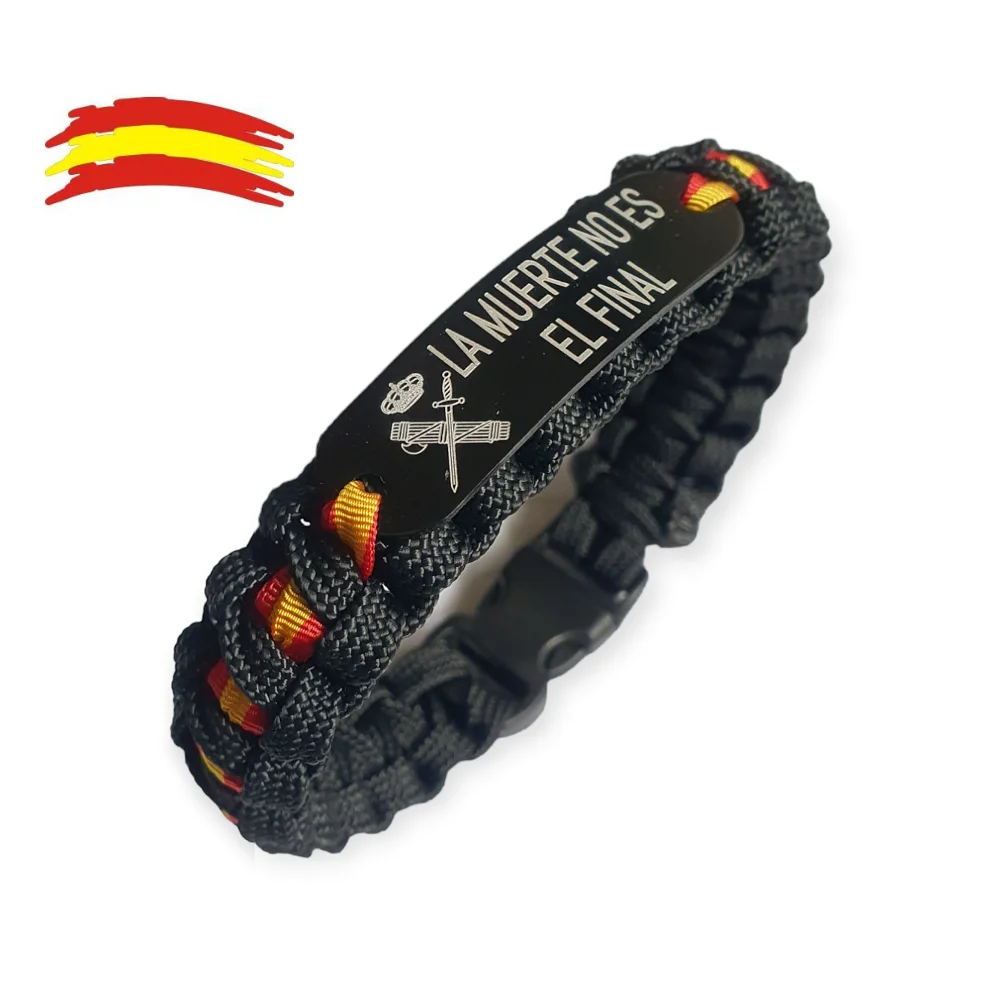 Bracelet bracelet paracord, G.C.Benemerita flag of Spain, security forces, tribute, for men, for women, handicraft fashion Spain gift