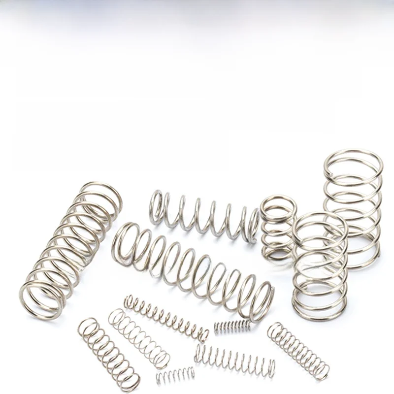 304 sprężyna dociskowa ze stali nierdzewnej powrót drut ze stali sprężynowej średnica 0.4 ~ 0.5mm średnica zewnętrzna 3 ~ 10mm 10szt — zdjęcie 2