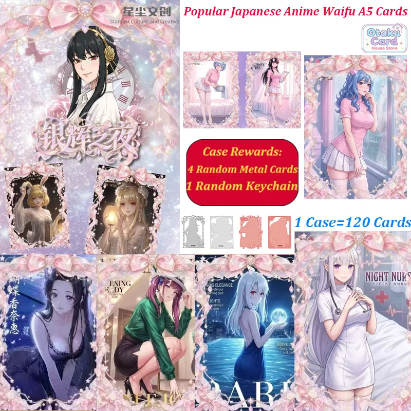 Wholesale Dream Assemble Anime Waifu Cards Popular Japanese Female Characters Rare Collectible Trading Cards TCG Hobby Gift