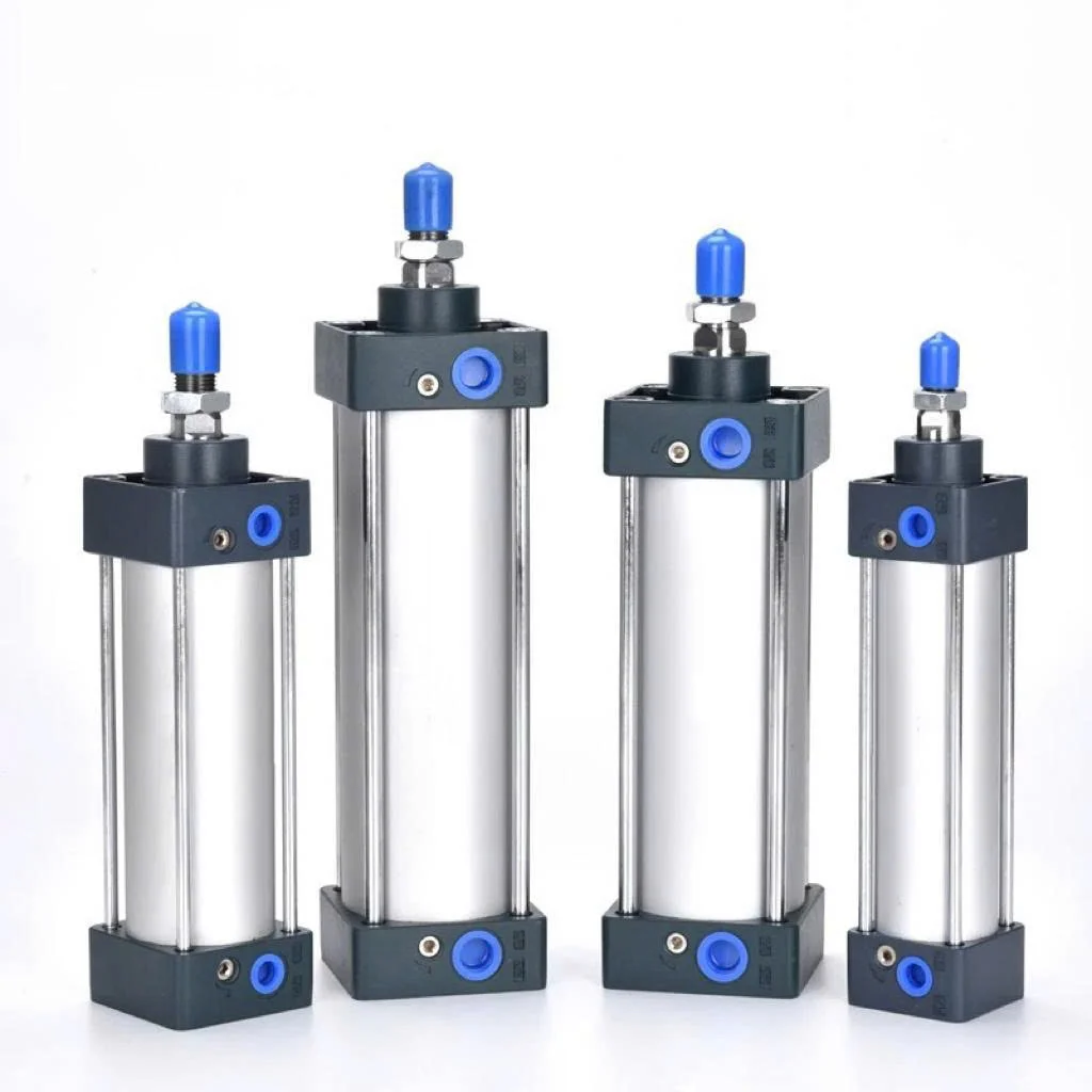 Hot Selling SC Series Pneumatic Cylinder Double Acting Standard Durable Bearings Air Cylinder Sizes