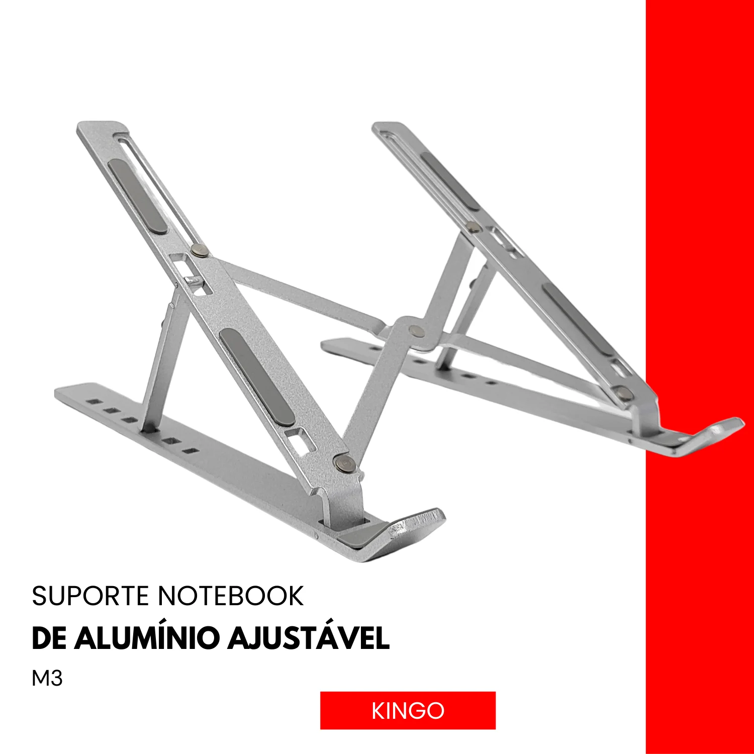 Adjustable Notebook Holder Aluminum Grey Resistant