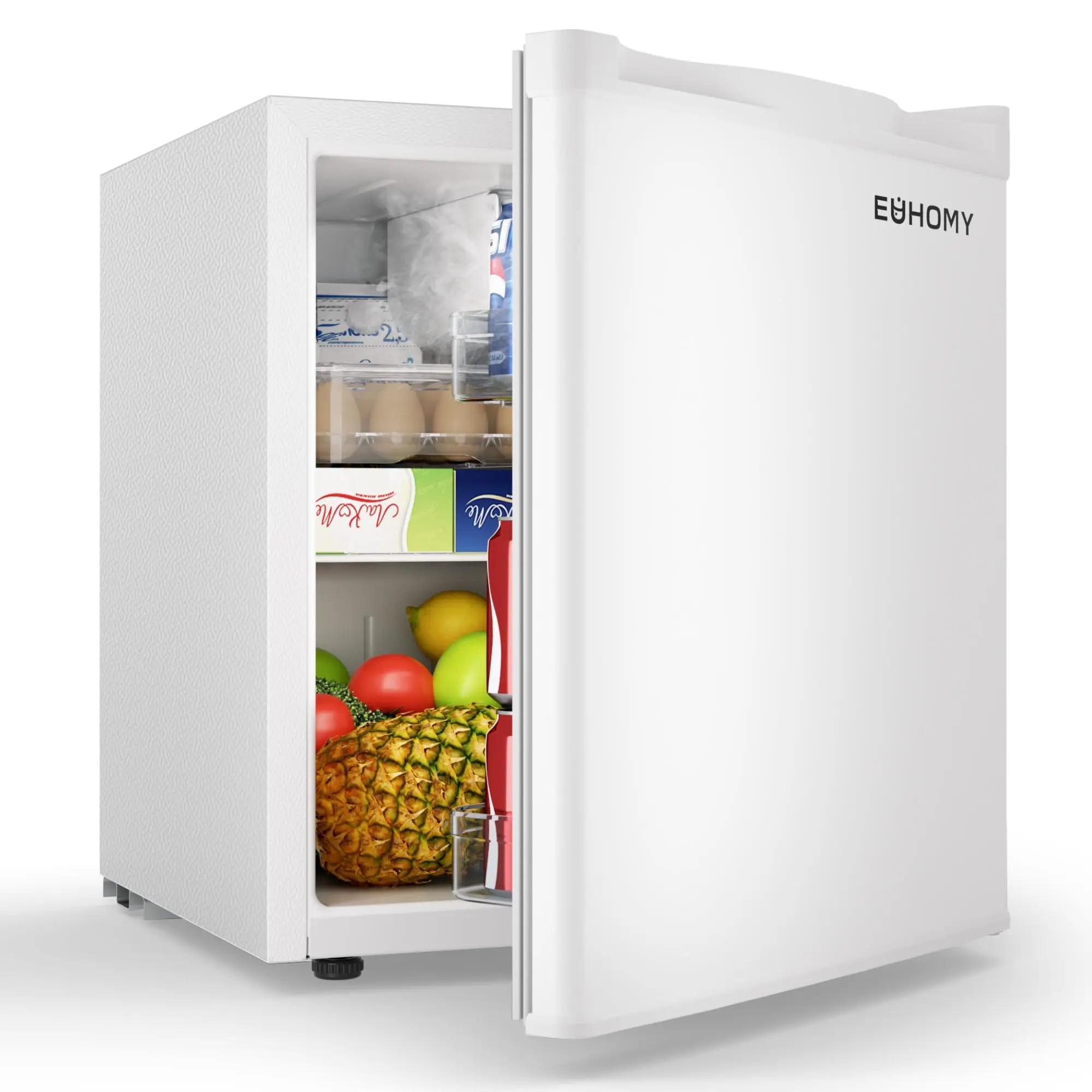 46L Minikoelkast & omkeerbare deur, energiezuinig voor slaapkamer/kantoor
