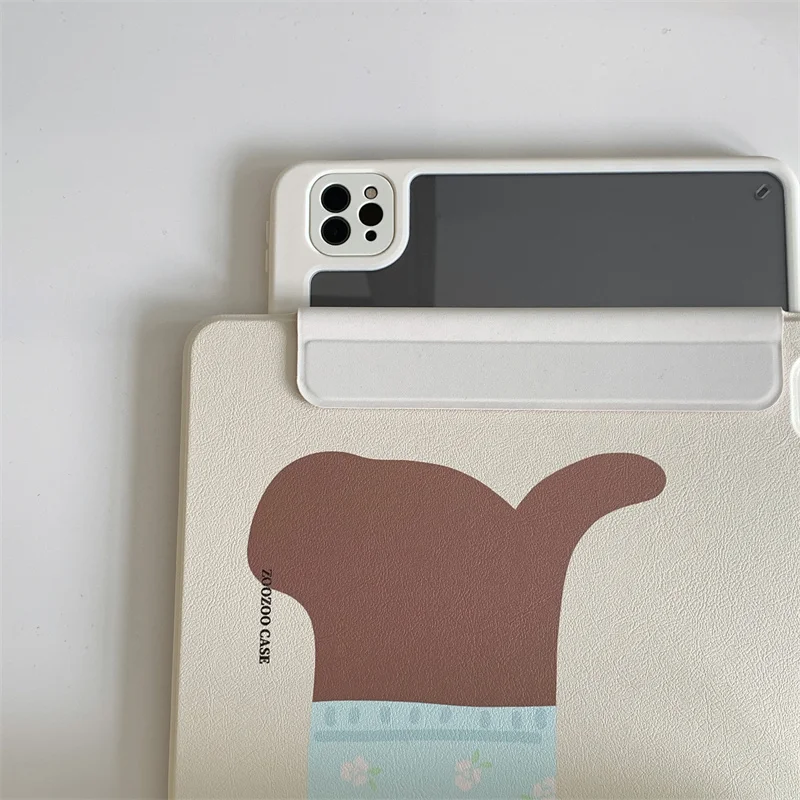 Cute Cartoon Puppy Case For Apple iPad Air 2024 13 inch Pro 11\'\' 12.9 inch Air 5/4 10.9 10th 7/8/9 10.2 10.5 inch Cover Cases