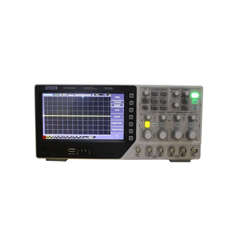 Hantek DSO4204C 200MHz Digital Oscilloscope With Signal Source 4 Channels Portable USB Oscilloscope Automotive Electrical Tools