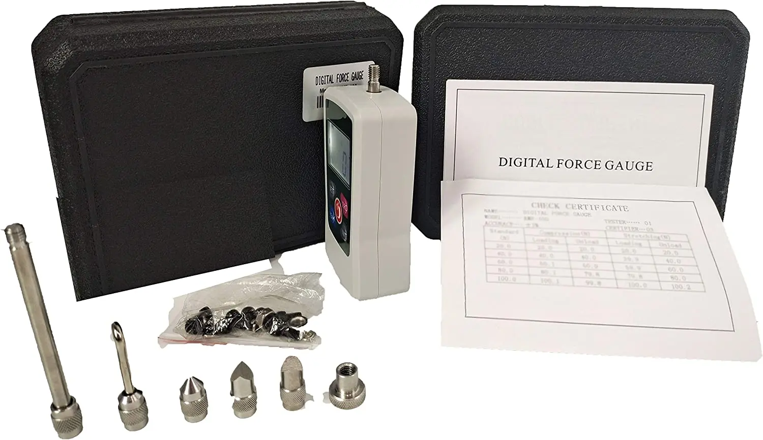 

Digital Push Pull Gauge Force Gauge Dynamometer 30N