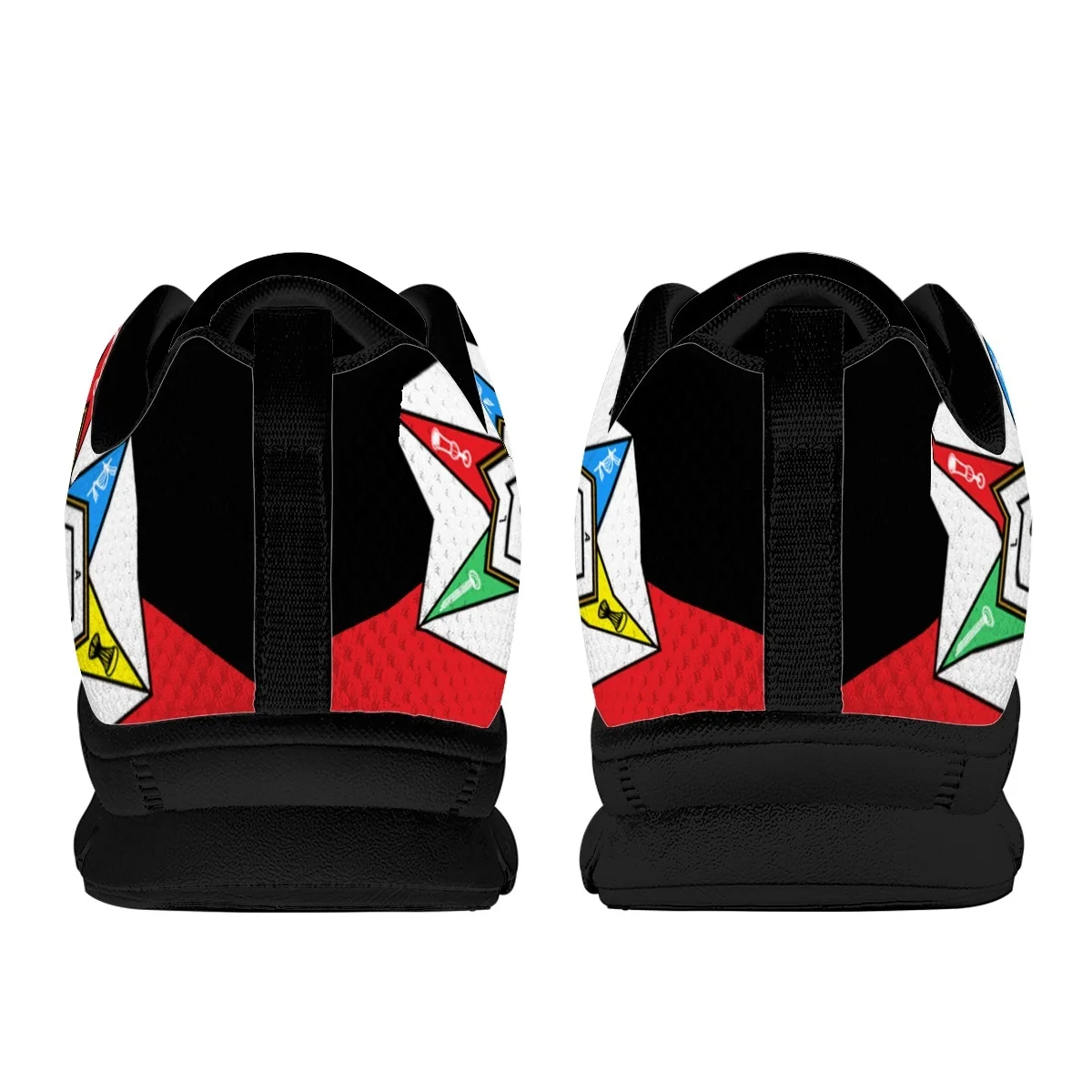 INSTANTARTS Trendy Women's Casual Sneakers OES Style Order Of The Eastern Star Emblem Print Ladies Flat Shoes Outdoor Footwear