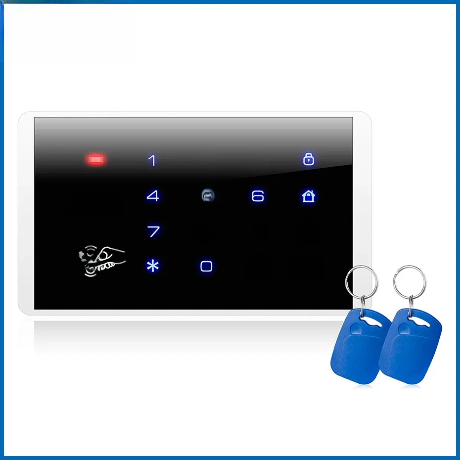 KERUI K16 433 MHz bezprzewodowa klawiatura dotykowa RFID klawiatura dla W181 W184 W202 W204 GSM WIFI System alarmowy w domu — zdjęcie 2