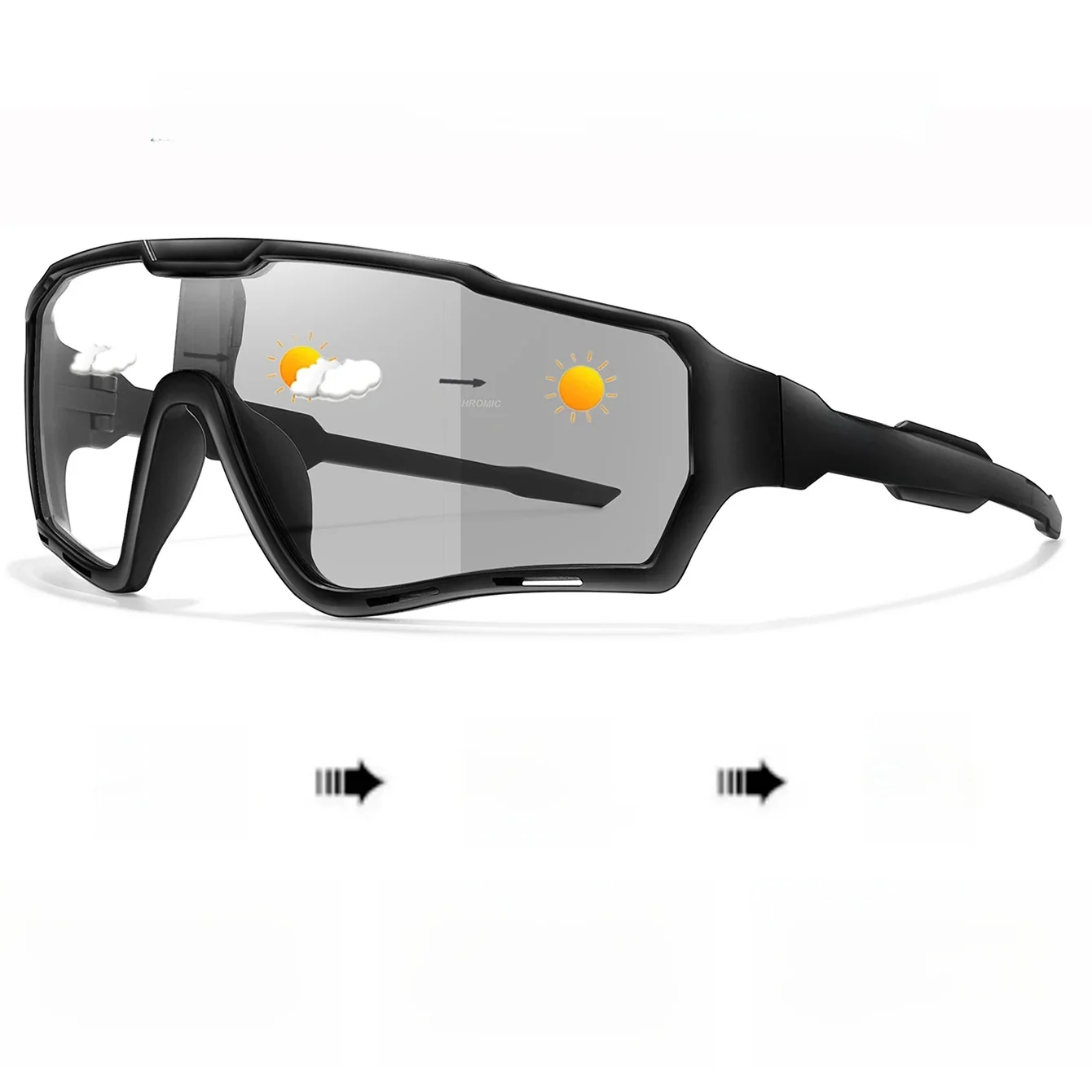 AliExpress POAT Brand Strong Light Photochromic Sunglasses New Style Sports Men Women MTB Bike Bicycle Eyewear Cycling Fishing Running