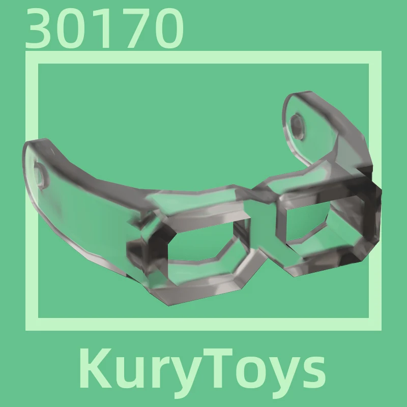 Kury Toys DIY MOC For 30170 10pcs Building block parts For Visor Goggles