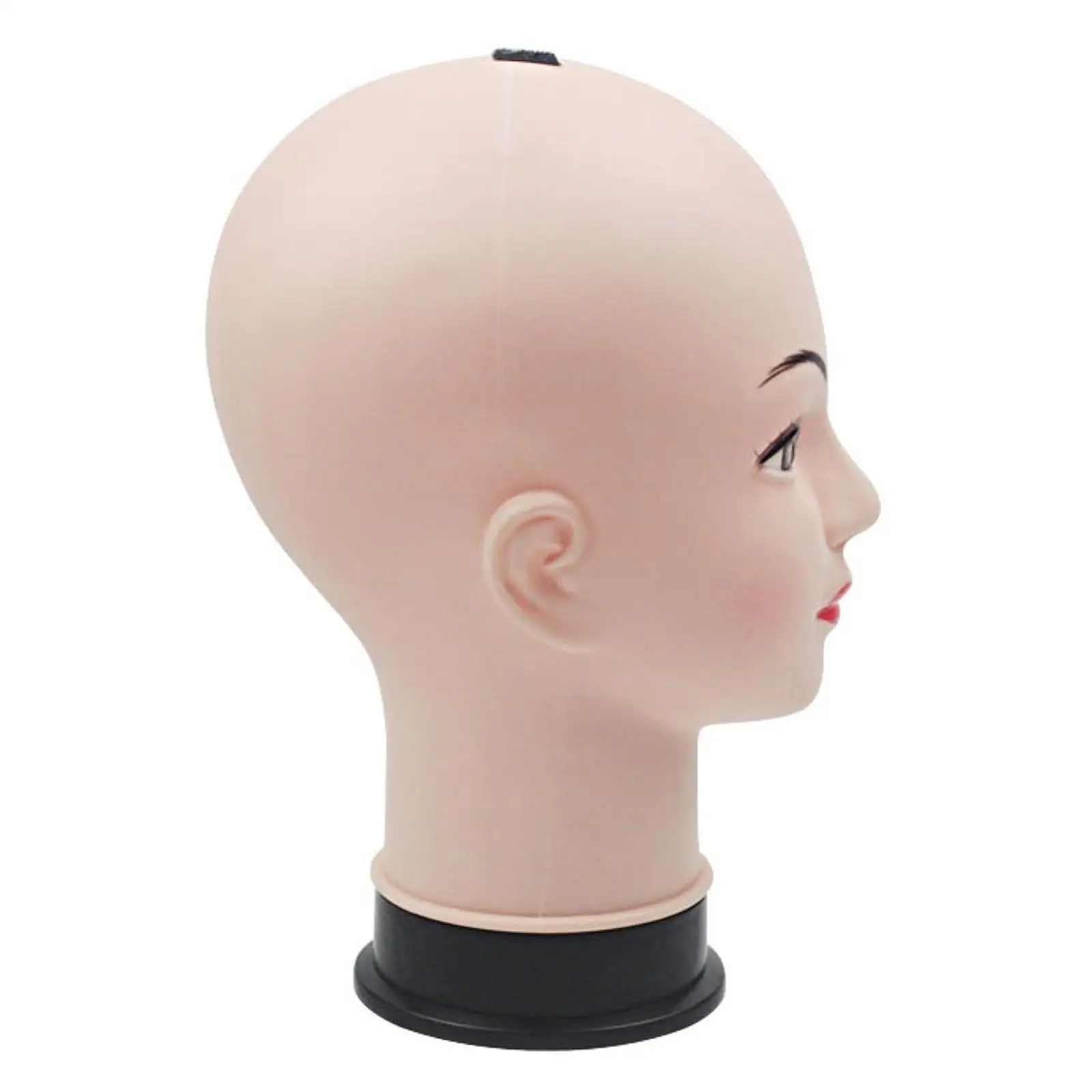 أنثى عارضة أزياء رئيس الدعامة شعر مستعار حامل واقعية عرض رئيس نموذج التصميم صنع عرض حامل لصالون القبعات قبعة ماكياج