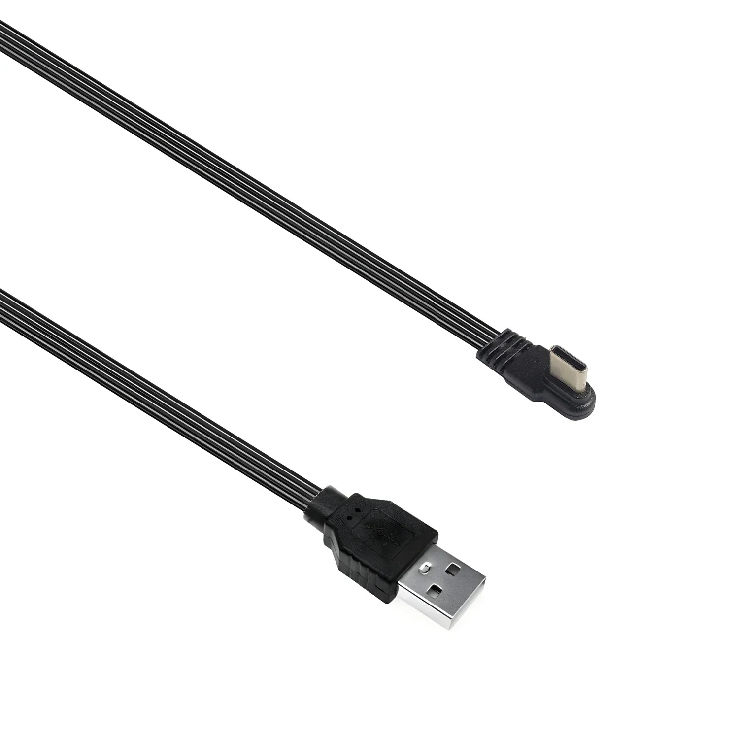 Câble USB Type C court souple de 10CM à 1M, 0.2m, 20CM, Angle droit de 90 degrés, convertisseur USB A de Type à Type C, cordon de données, chargeur