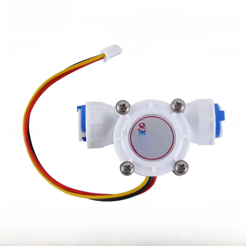 Czujnik przepływu wody Halla YF-S301 5V turbina 0,3-10 l/min dla 3/8 "rury PE dozownik wody przełącznik wlotowy wody — zdjęcie 2