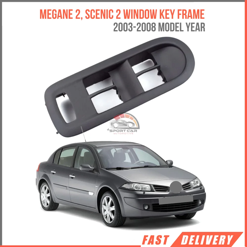 Electric window switch Frame for Renault Megane 2 Scenic 2 8200160603 Front Left 8200195937 quality Car Equipment Accessories