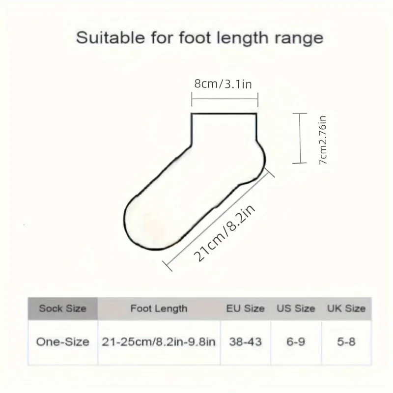 5 Pairs of Cute Cartoon Sports Socks, Soft and Breathable Polyester Blend, Comfortable Cloud Rabbit Socks for Autumn and Winter