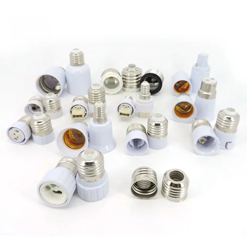 Base de lampe LED E27 E14 e17 à e40 e27 G24 GU10 E12 B22 MR16, adaptateur de lumière, convertisseur de support d'ampoule, prise de courant AC pour lampe à maïs q1