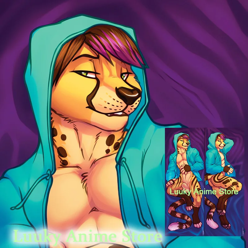 

Dakimakura Anime Flit Kit (flitchee) Didge king cheetah Double Sided Print Life-size Body Pillow Cover