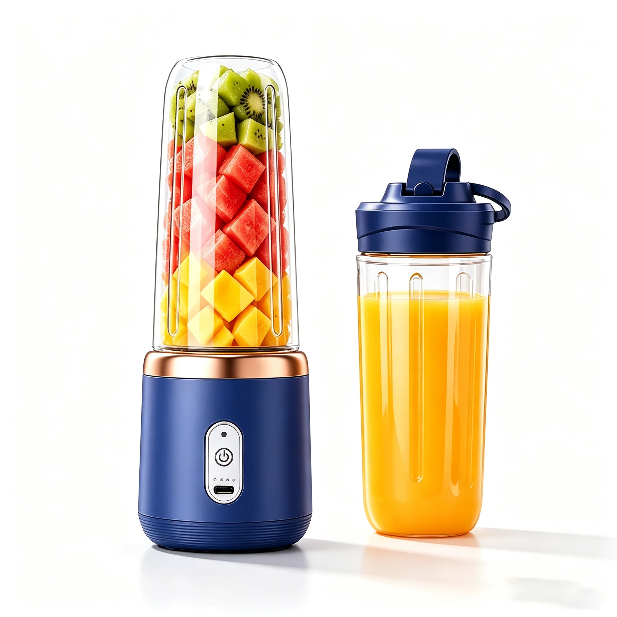 Blue Portable Blender, Recharg - огляд і ціна Portable Blender Usb Rechargeable
