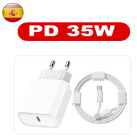 35W USB C + white USB C Cable fast charger for iPhone 16/15/14/13/12/11/X/8