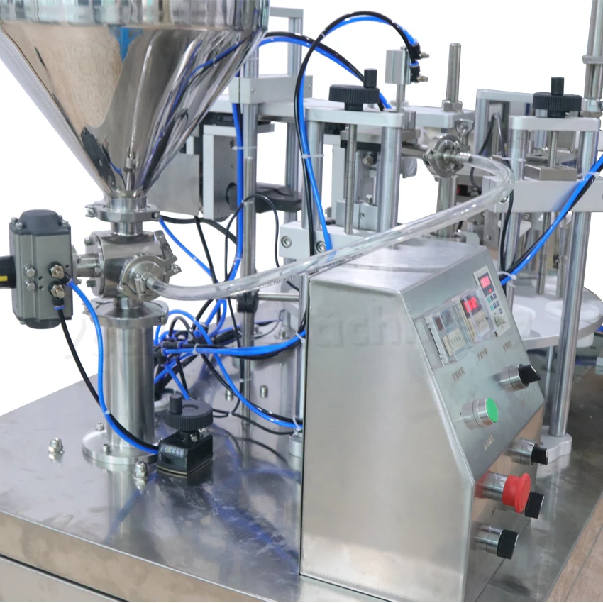 YLC-20อัตโนมัติความเร็วสูงแชมพูเครื่องสำอางครีม Ultrasonic โลหะพลาสติกหลอดบรรจุและเครื่องซีล