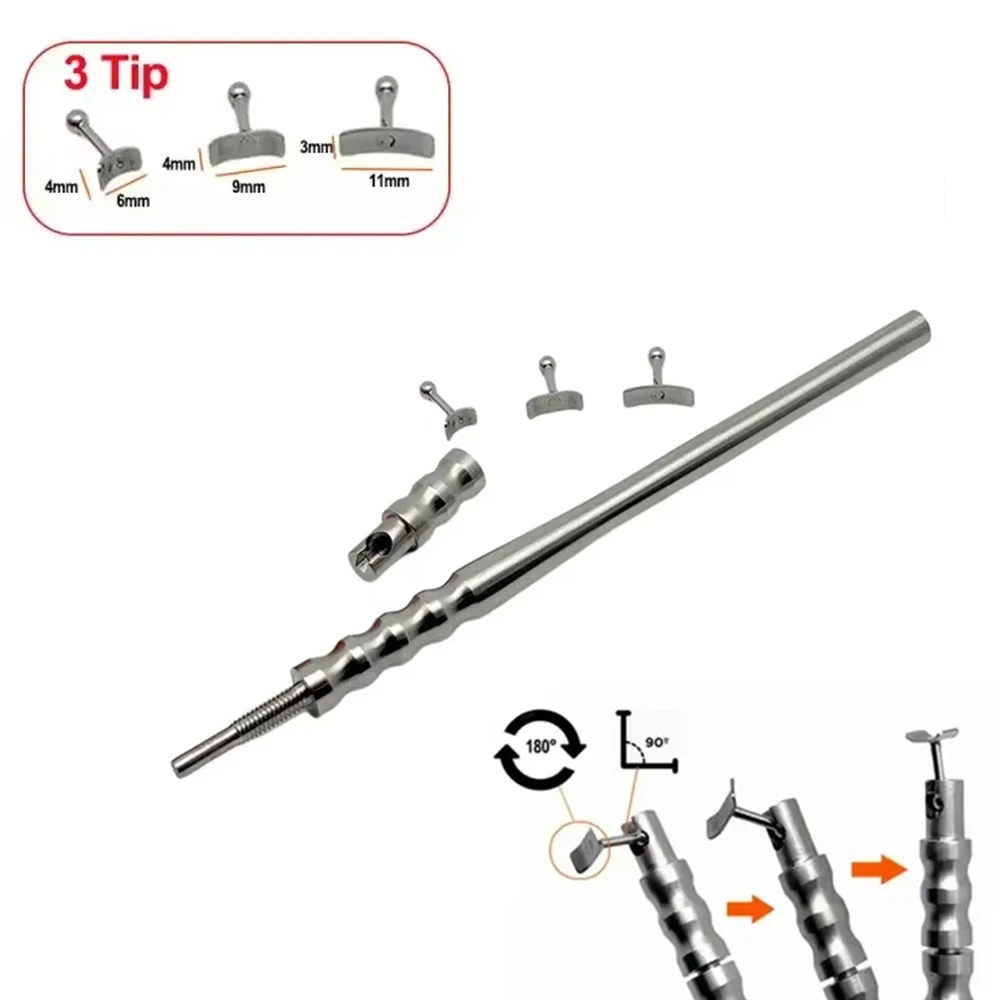 

Adjustable Dental Implant Gingival Protecting Socket Shield Retractor Protector Gum Separator Isolation Tool 3 Replaced Tips