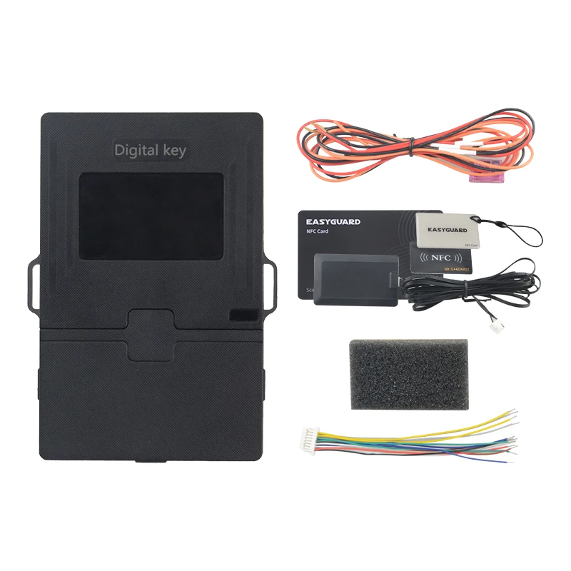 

Цифровой ключ EASYGUARD для смартфона с NFC, функцией разблокировки/блокировки, управлением через приложение 4G LTE и GPS-трекингом для автомобилей с кнопкой запуска OEM.