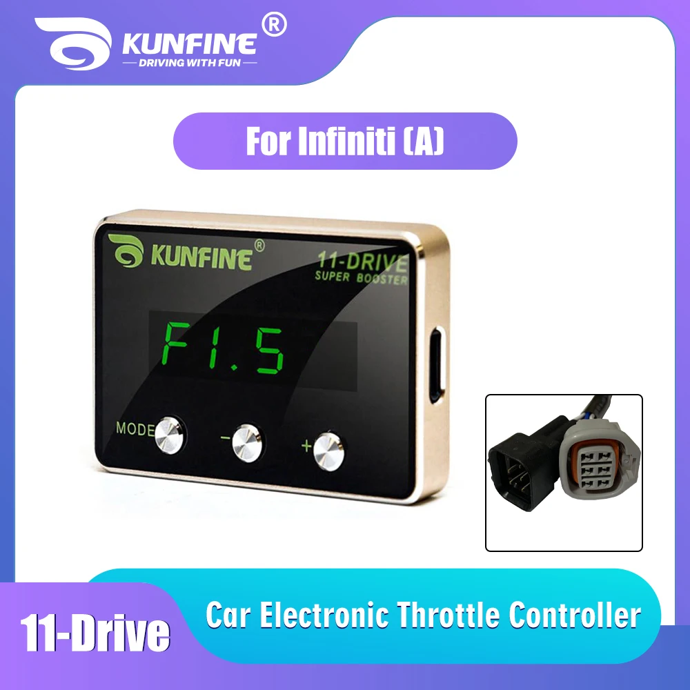 

Car Electronic Throttle Controller Racing Accelerator Potent Booster For Infiniti (A) Tuning Parts Accessory