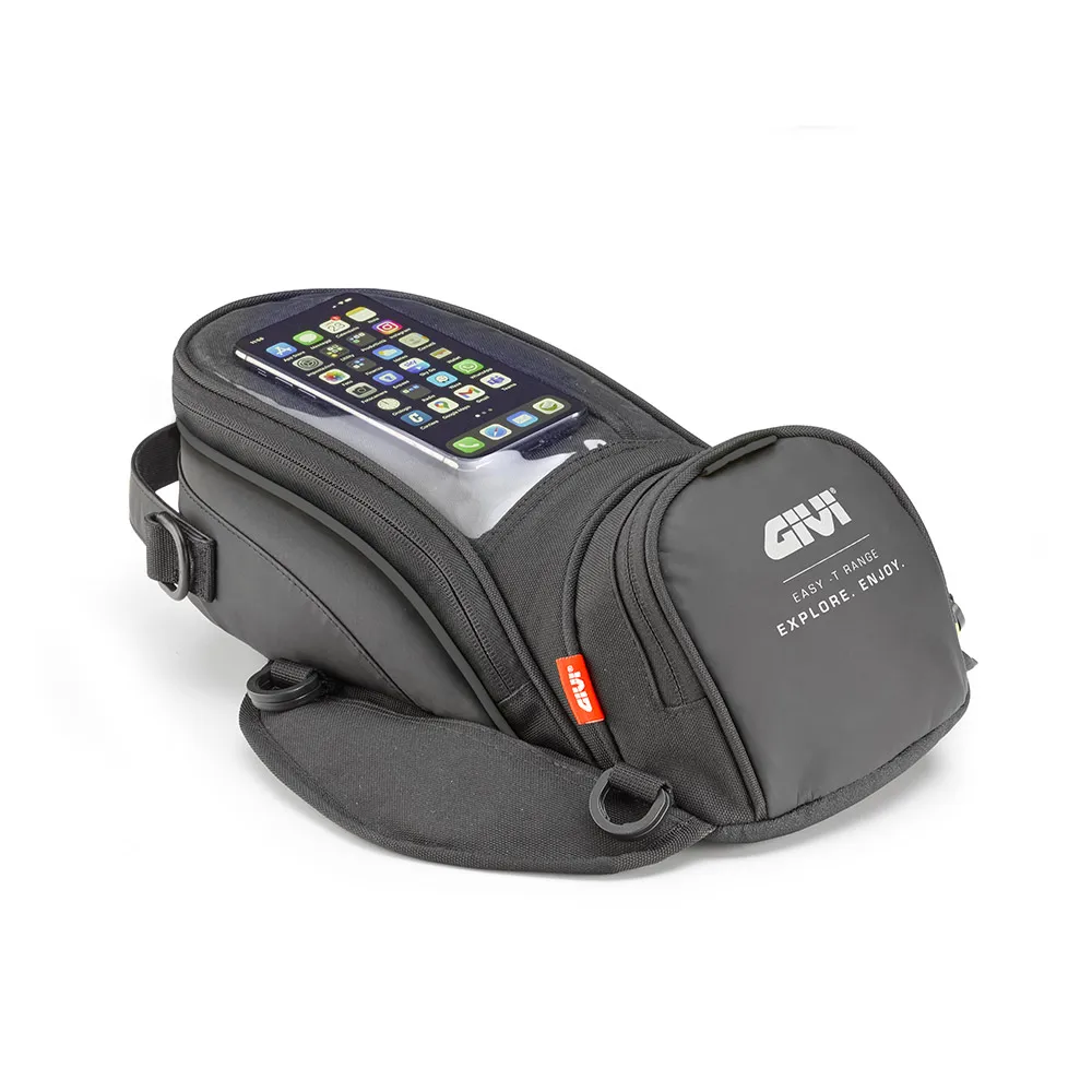 Givi EA138B-6LT EASY-T magnetic motorcycle tank bag/backpack for tank magnet