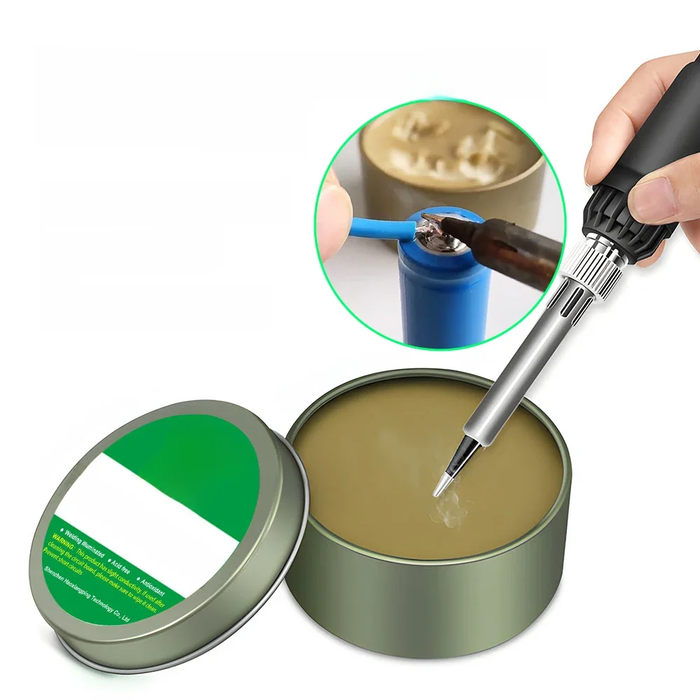 Pâte à souder flux de colophane sans plomb facile à souder réparation de fer à souder feuille de fer tôle d'acier inoxydable fil à souder au nickel